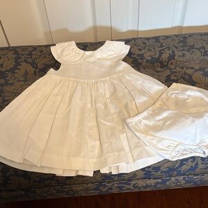 Jacadi Elegant Cream Baby Dress